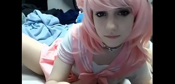  Lana Rain Pink cute pink school uniform masturbation FULL VID